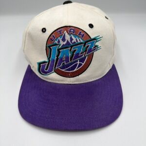 Vintage Starter Utah Jazz Hat Basketball NBA Rare 100% Cotton Authentic